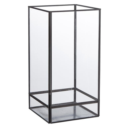 Iron and Glass Lantern - Large