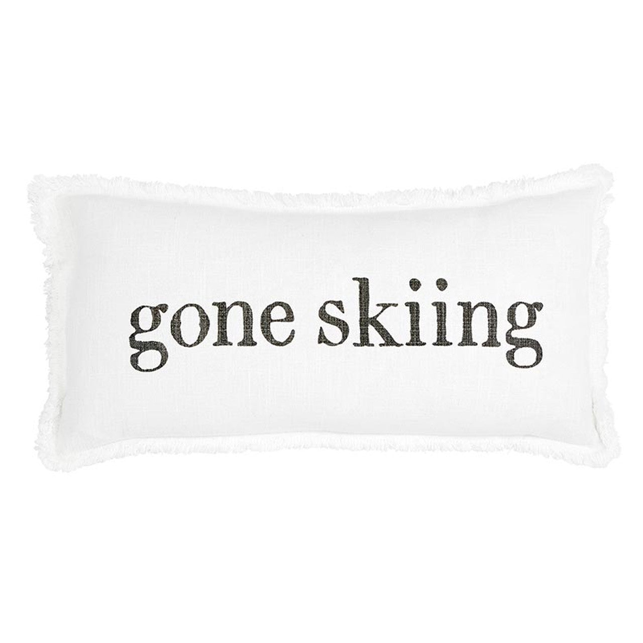 Face To Face Lumbar Pillow - Gone Skiing/Apres Ski