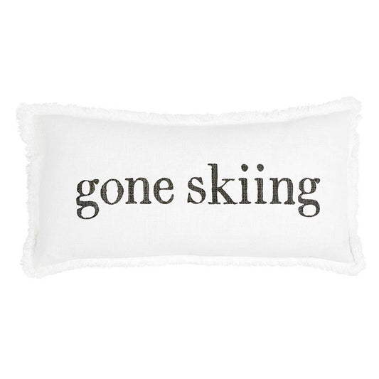 Face To Face Lumbar Pillow - Gone Skiing/Apres Ski