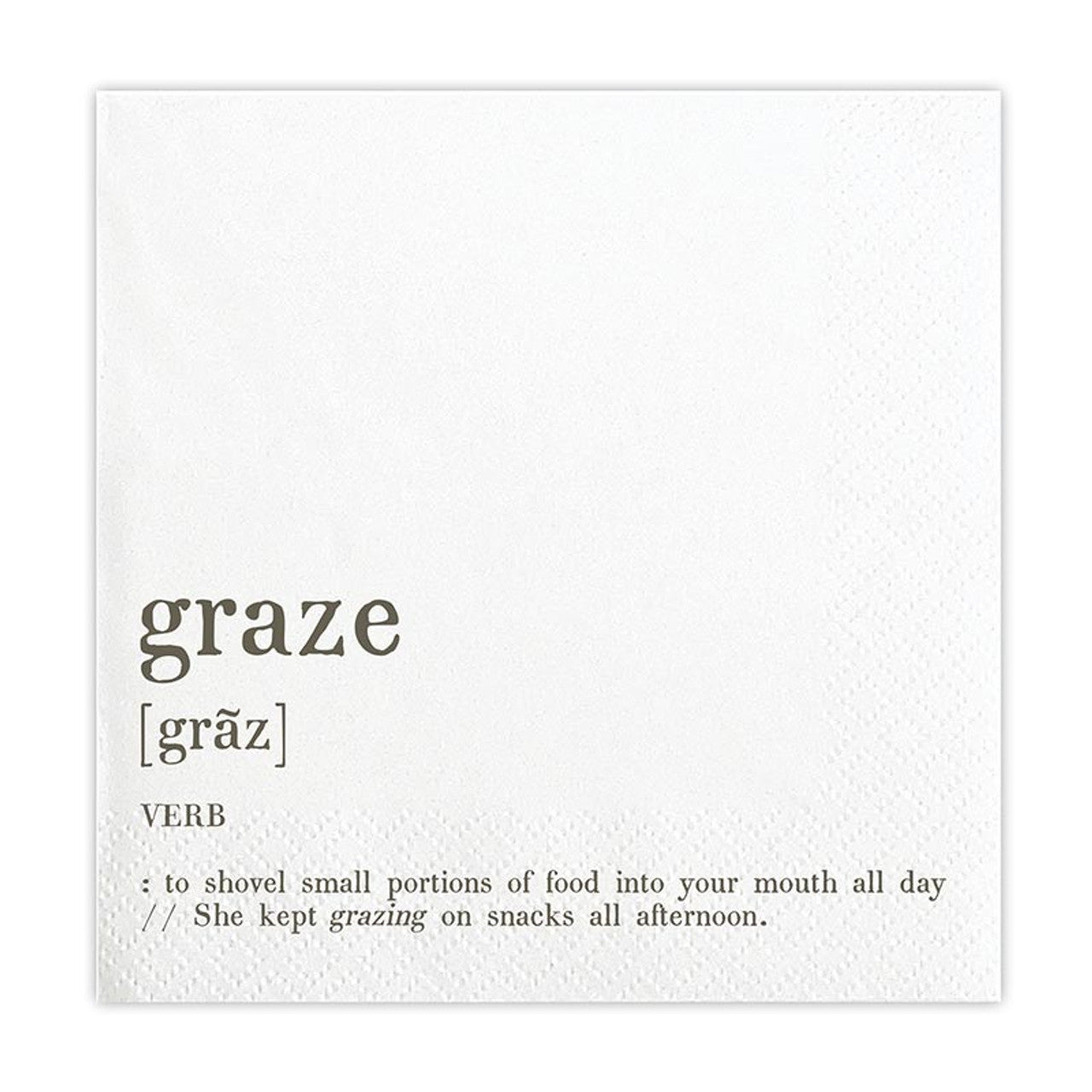 Face To Face Cocktail Napkins - Graze