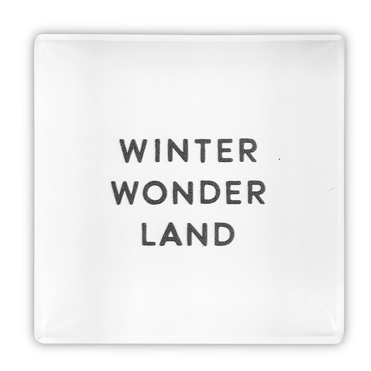 Face To Face Lucite Block - Winter Wonder Land