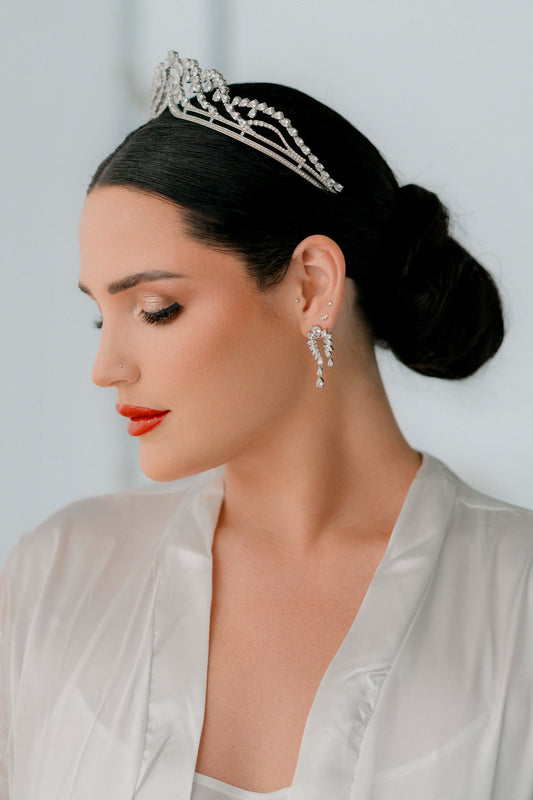 Princess Rajwa Gorgeous Swarovski Crystals Tiara