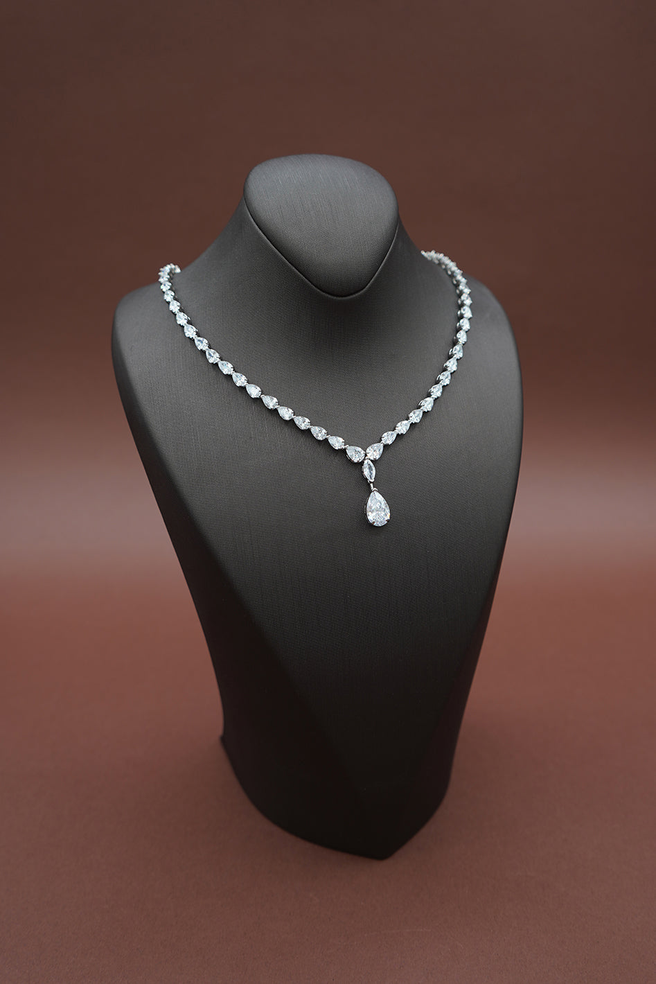 Leena Simulated Diamond Necklace