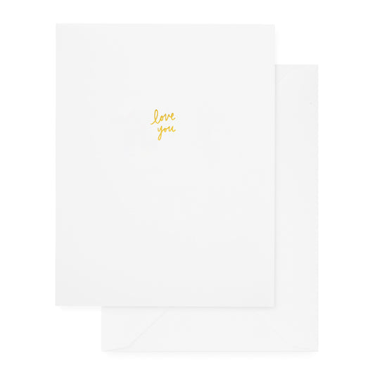 Gold Love You Wedding Gifting