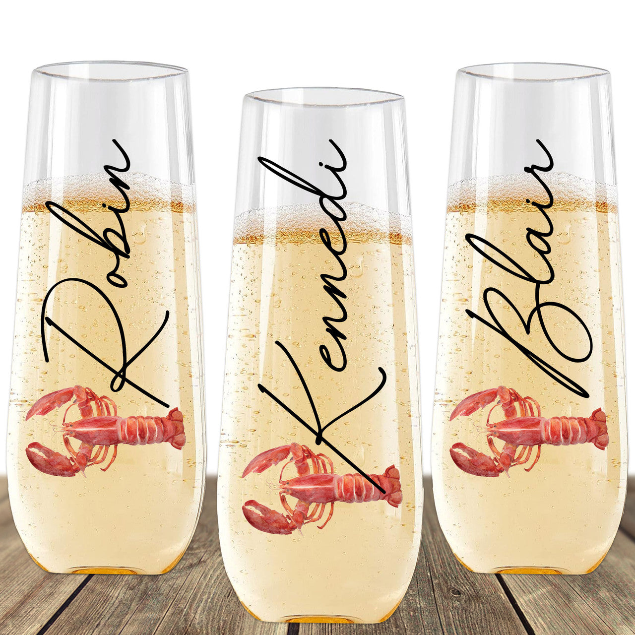 Lobster Champagne Flute