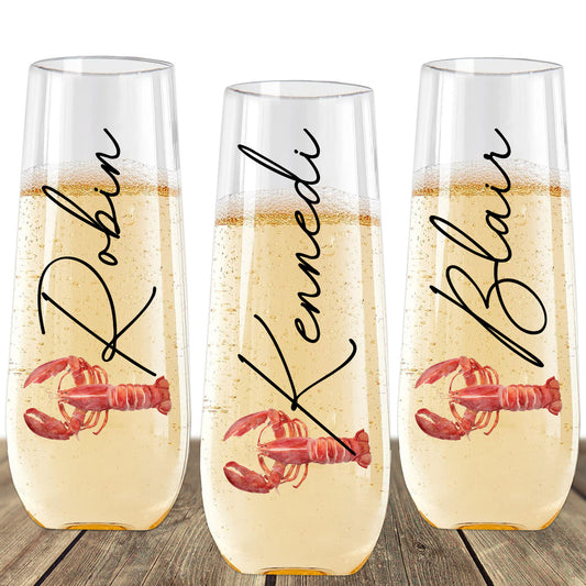 Lobster Champagne Flute