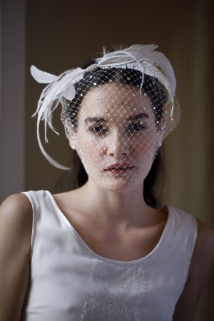 Birds Of A Feather Retro Cage Veil No. 2405