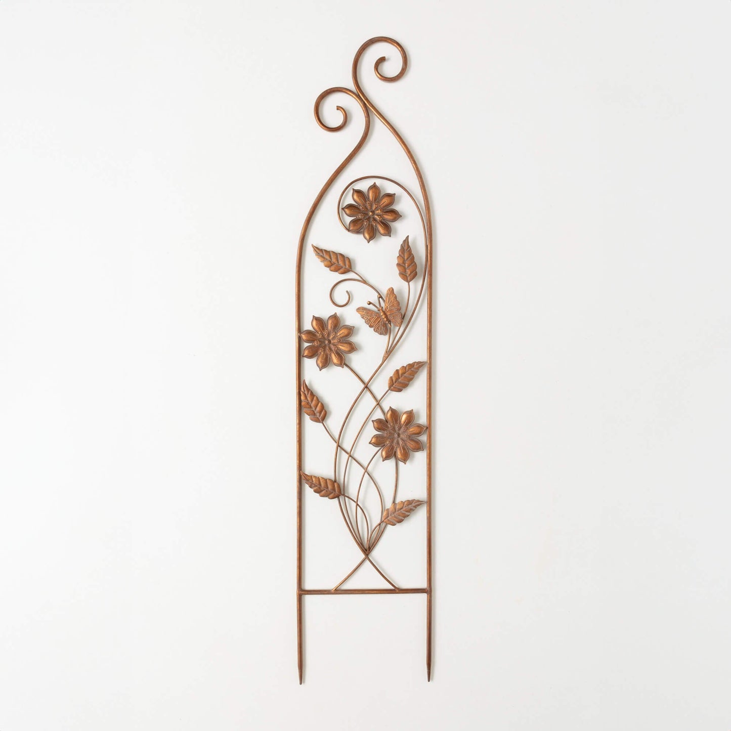 Graceful Flower Metal Trellis