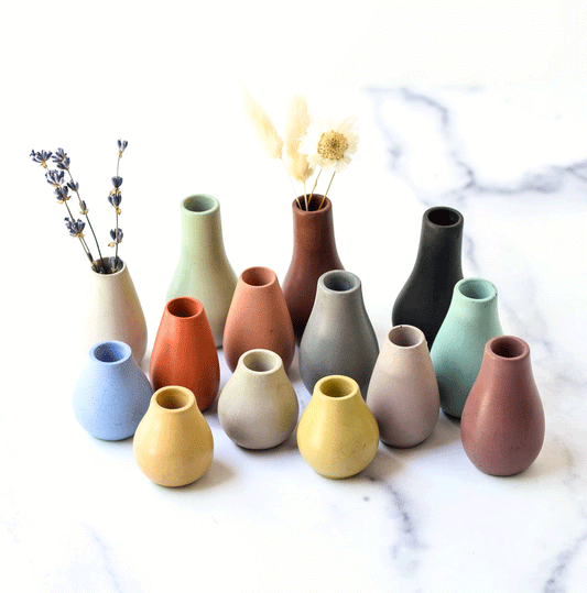 Mini Bud Vases - Set of 4