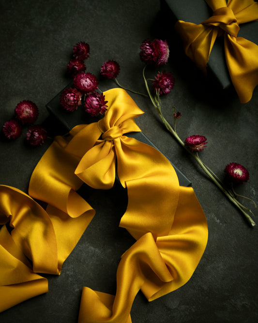 Marigold {Satin} Silk Ribbon / Limited Edition