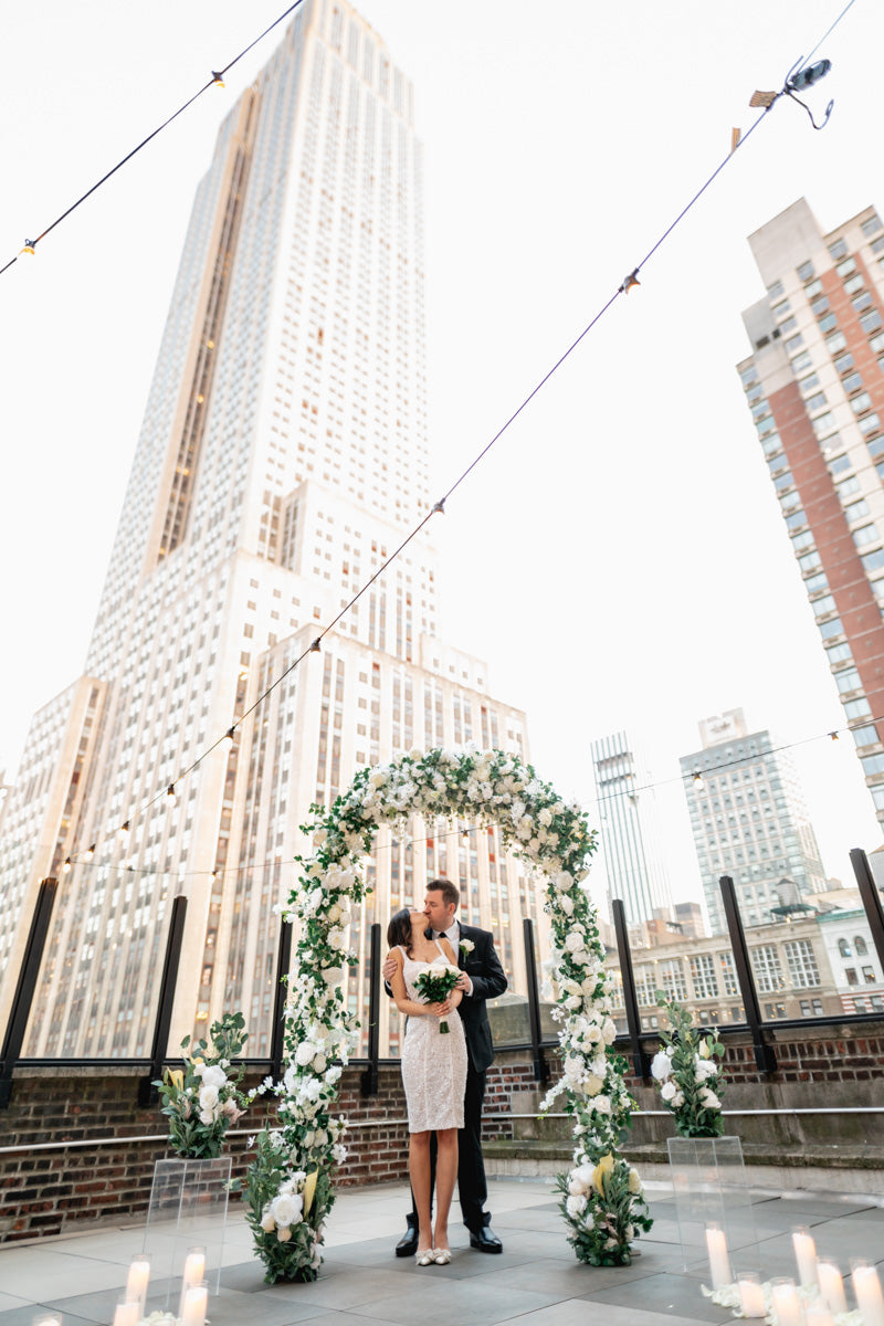 Midtown New York Rooftop Wedding Ceremony Package
