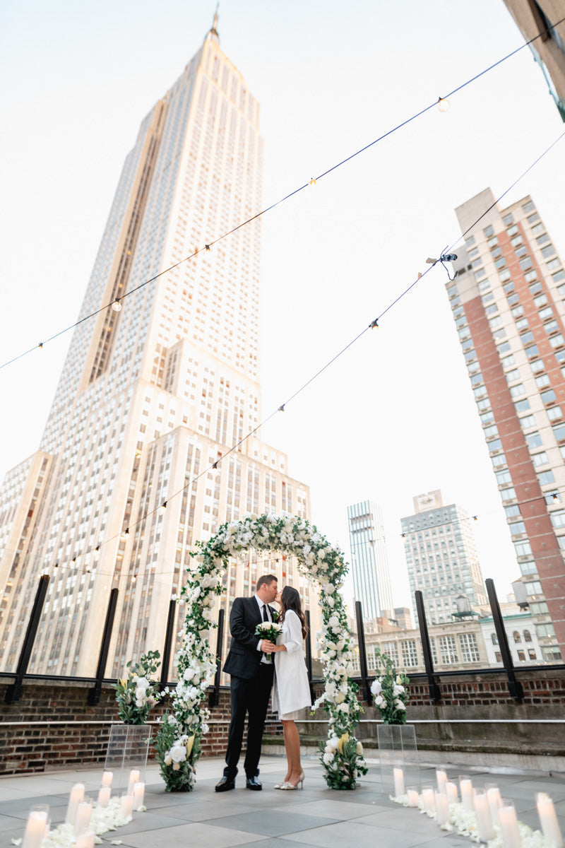 Midtown New York Rooftop Wedding Ceremony Package