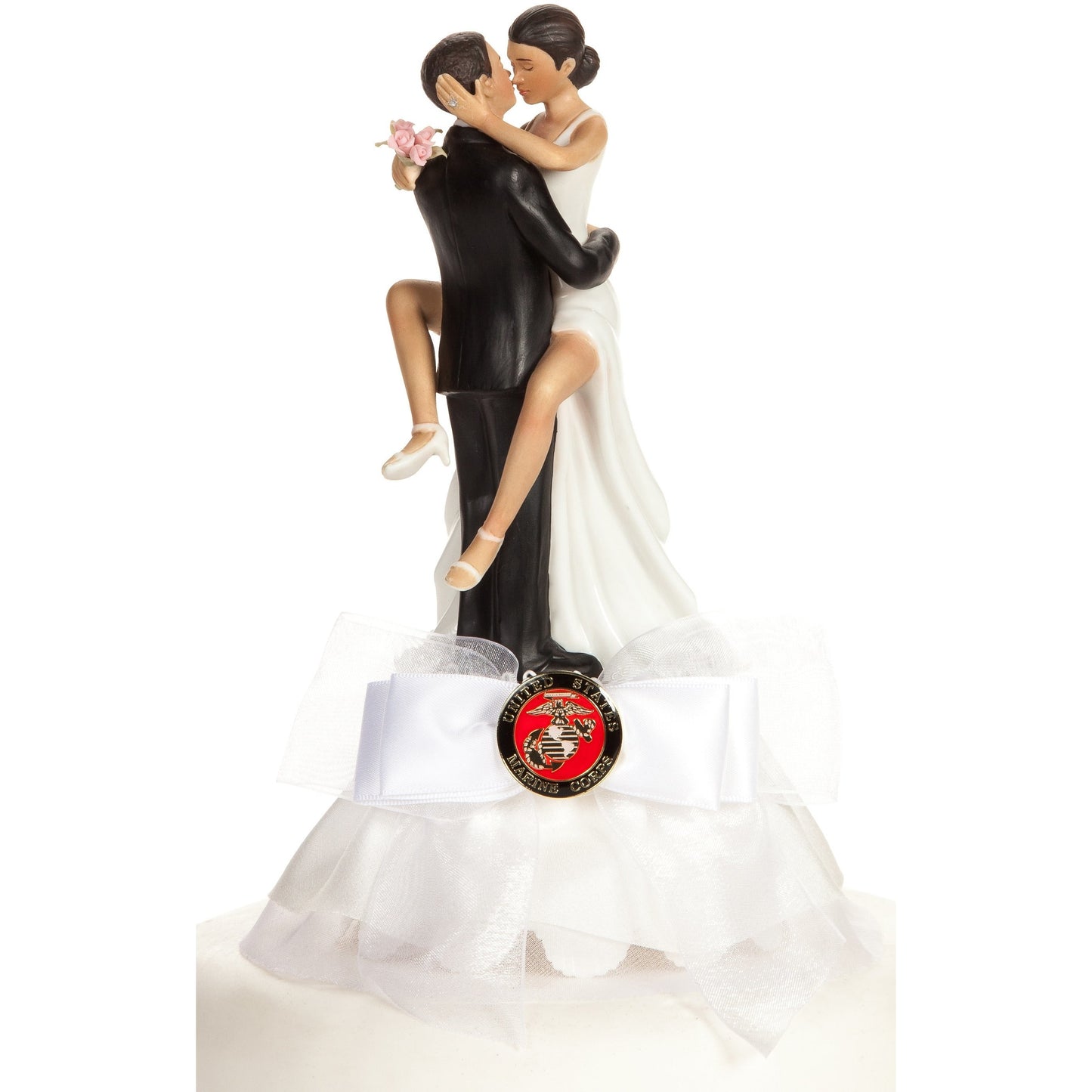 Military Sexy African American Cake Topper- Air Force - Navy - Army - Marines