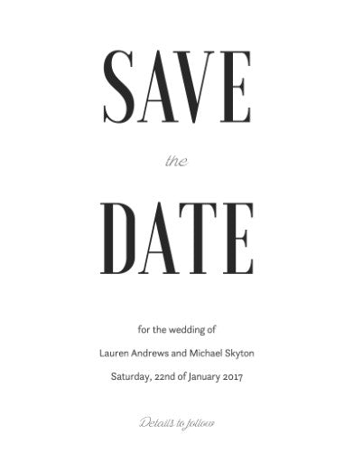 Paper Plane Save The Date Cards by Stefan A.