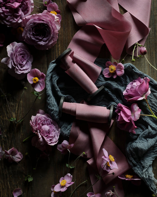 Misty Mauve Silk Ribbon
