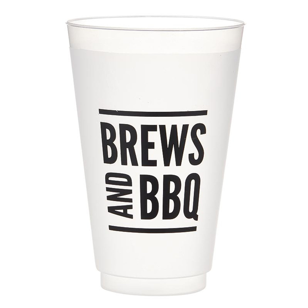 Frost Cups - Brews and BBQ - Set of 8