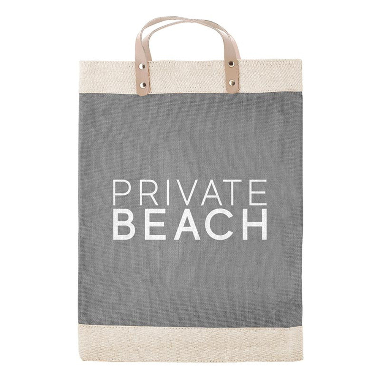 Grey Market Tote - Private Beach