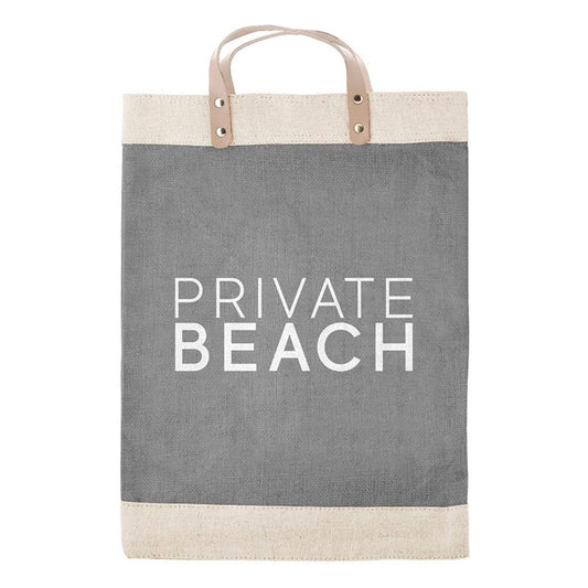 Grey Market Tote - Private Beach