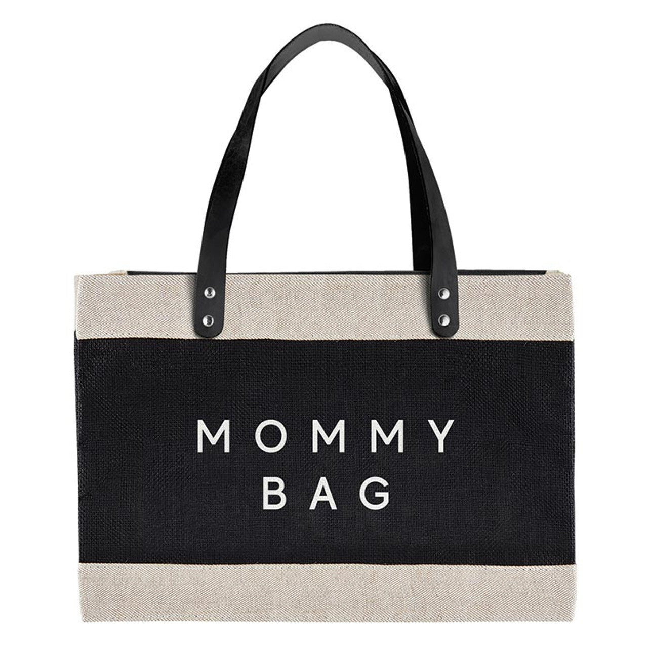 Large Black Market Tote - Mommy Bag