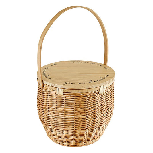 Picnic Basket Table - You. Me. Charcuterie