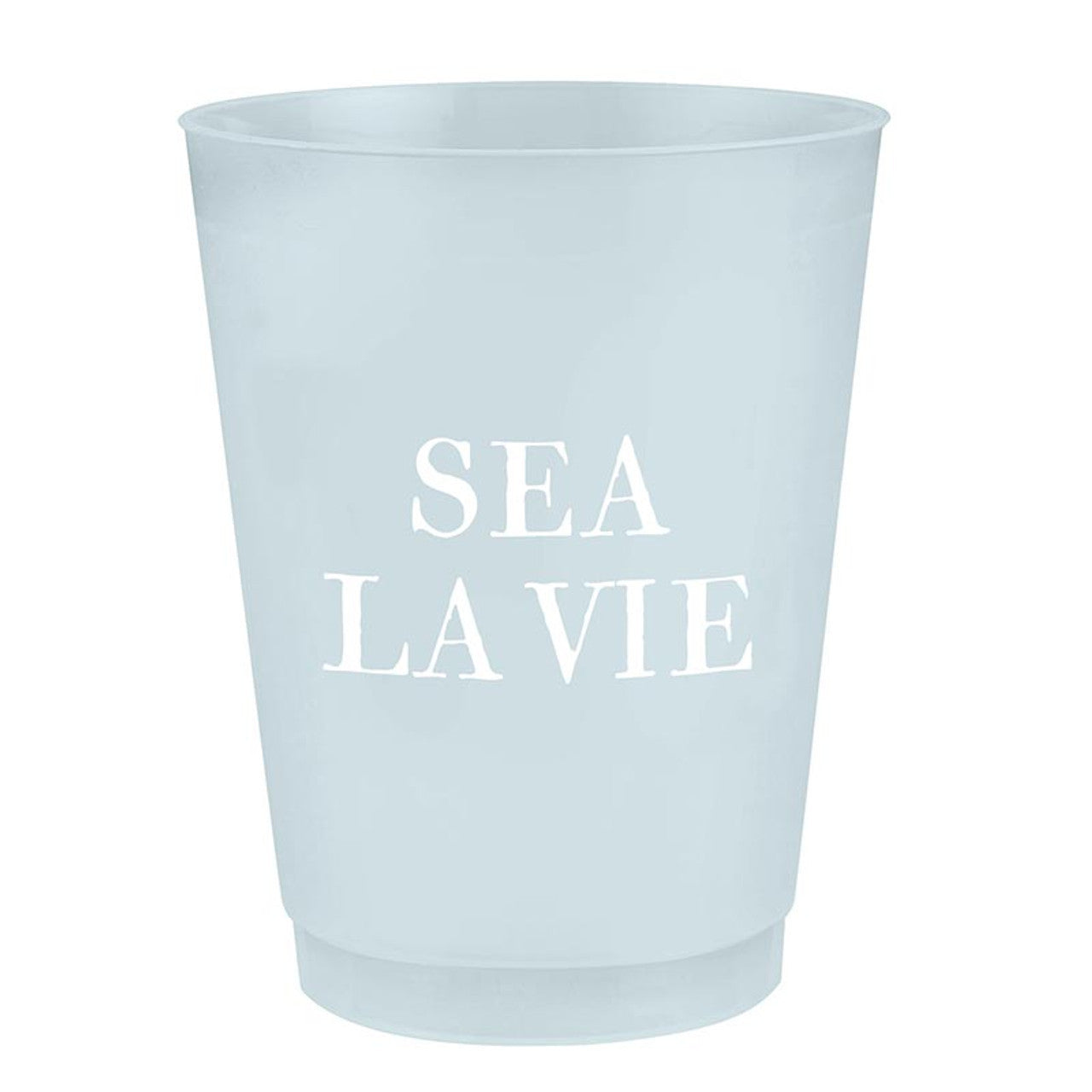 Face to Face Frost Cups - Sea La Vie - Set of 8