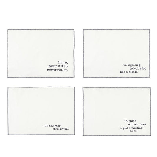 Face to Face Placemats - Breakfast Club