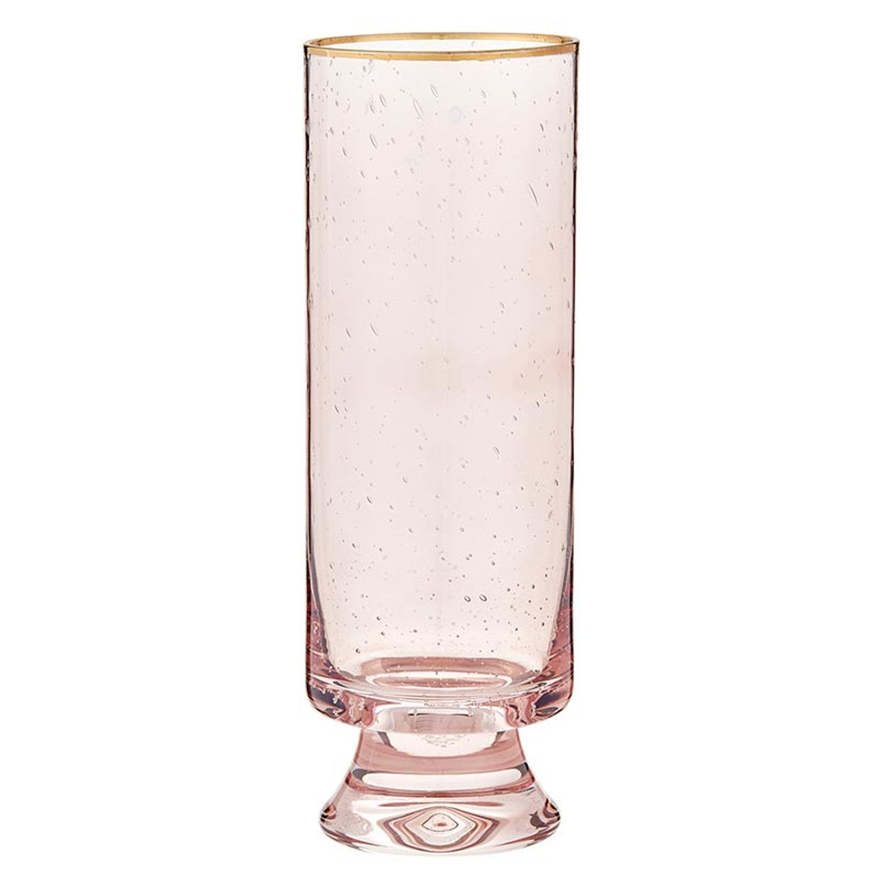 Gold Rimmed Glass - Blush - Champagne