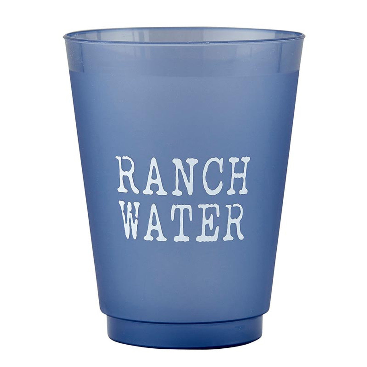 Face to Face Frost Cups - Blue Ranch Water - Set of 8