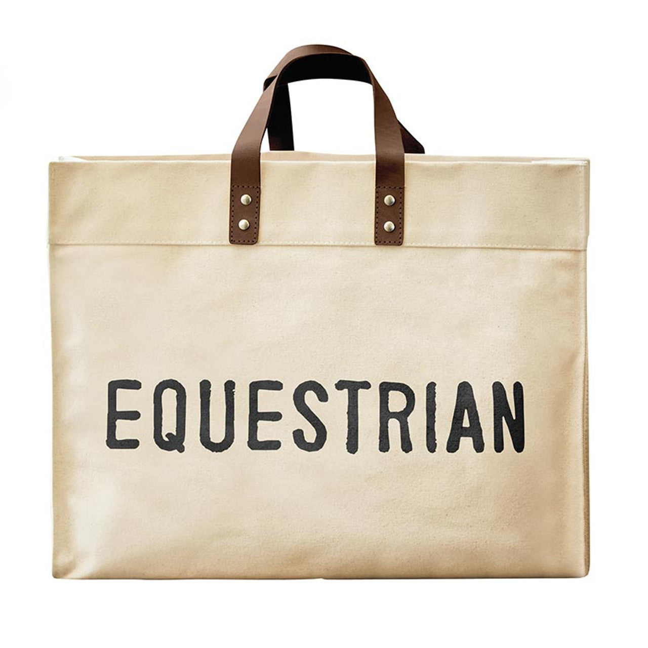 Face to Face Canvas Tote - Equestrian