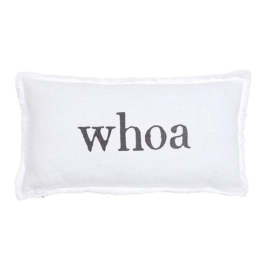 Face to Face Reversible Lumbar Pillow - Whoa/Giddy Up