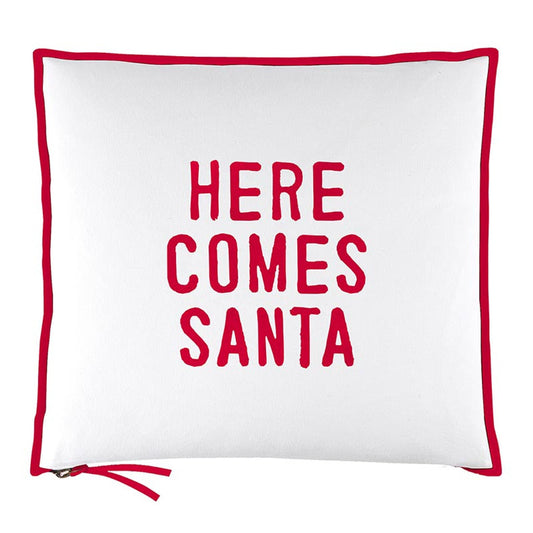 Face to Face Mini Pillow - Here Comes Santa