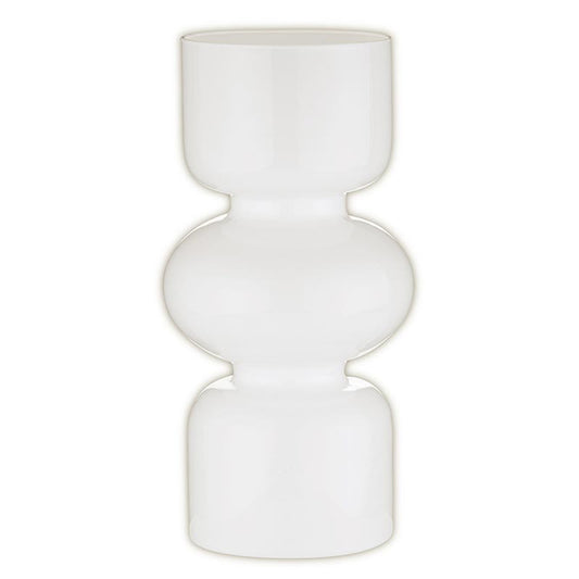 Glass Bubble Vase - Large - White