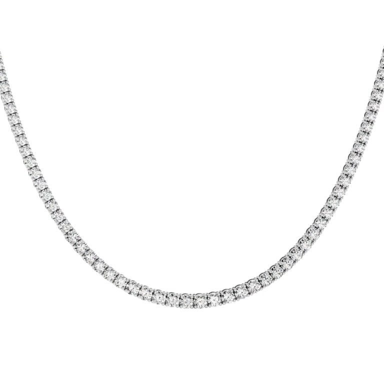 Eternal Embrace Lab Grown Diamond Tennis Necklace