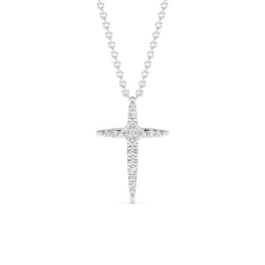 Beacon Lab Diamond Cross Necklace