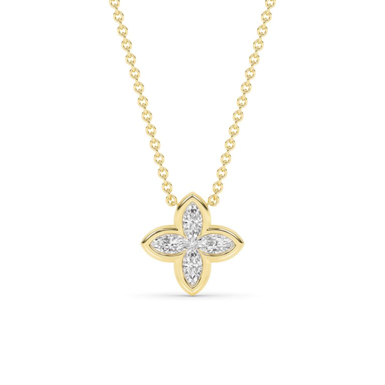 Floret Lab Diamond Necklace