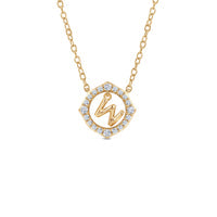 Signature Letter W Necklace