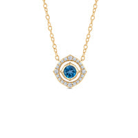 Signature London Blue Topaz Birthstone Necklace