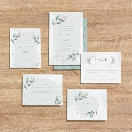 Dreamy Greenery Wedding Suite