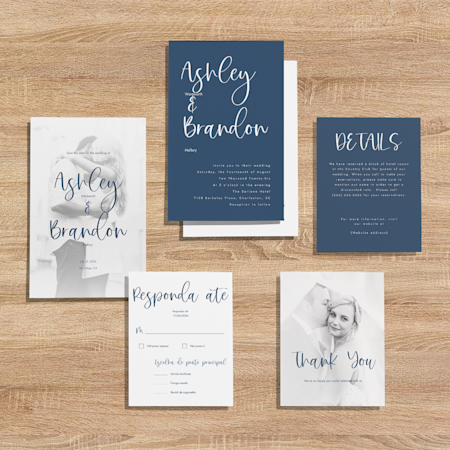 Swooping Letters Wedding Suite