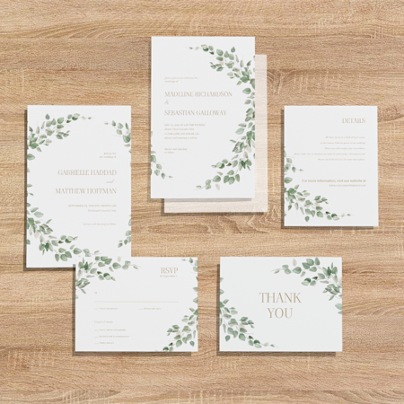 Soft Foliage Wedding Suite