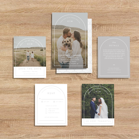 Modern Arch Wedding Suite