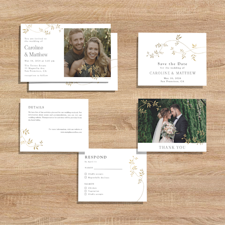Dainty Leaves Wedding Suite