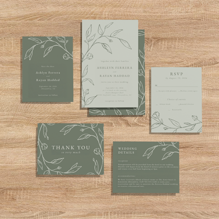 Botanical Charm Wedding Suite