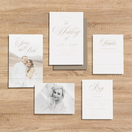 Elegant Script Wedding Suite