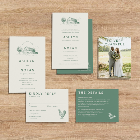 Country Farmhouse Wedding Suite