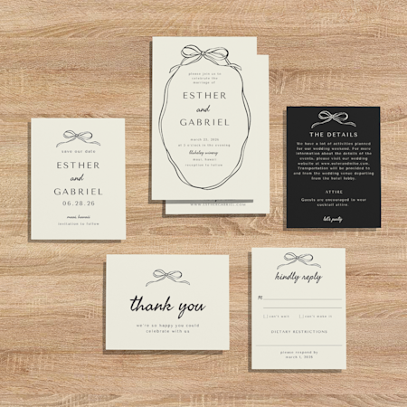 Vintage Bows Wedding Suite