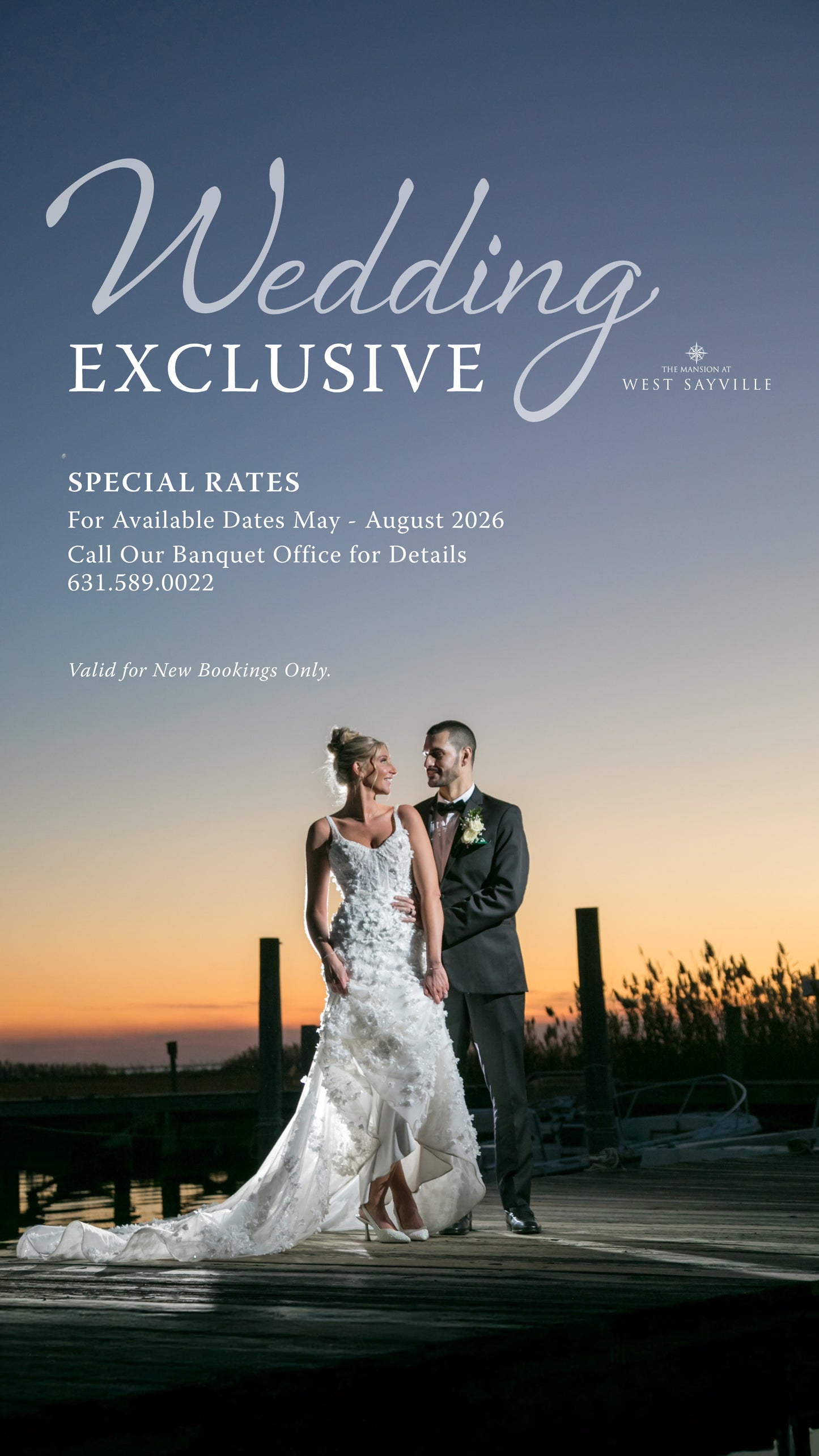 New York Mansion Exclusive Pricing on Weddings From May - August 2026