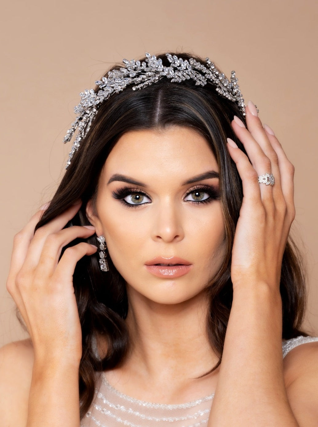 Norabel Swarovski Stunning Bridal Headpiece