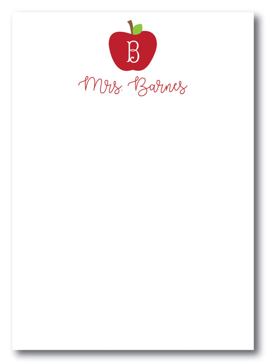 The Mrs. Barnes Notepad