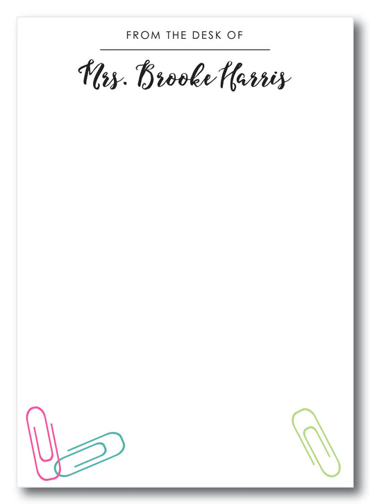 The Mrs. Harris Notepad